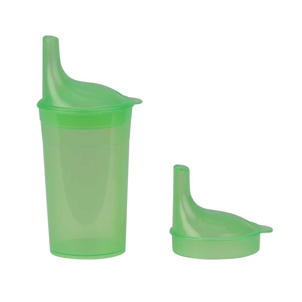 Behrend Trinkbecher-Set Color, 2 Mundstücke Tee/Brei, 250 ml, grün
