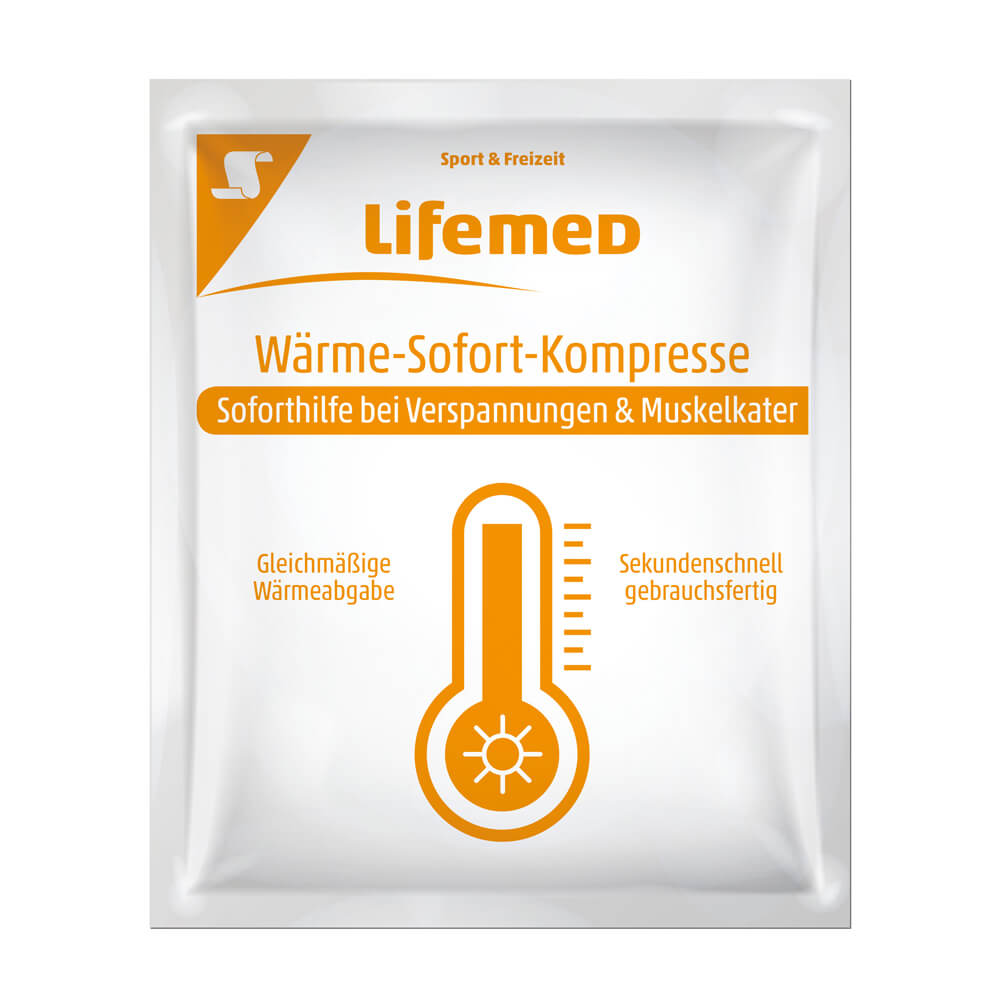 Wärme Sofort Kompresse, Erstversorgung, von Lifemed®, 13 x 15 cm