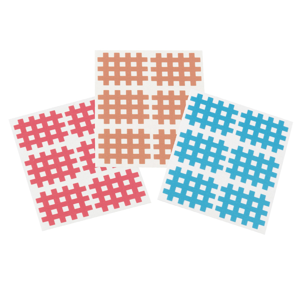Gitterpflaster, 3,6 x 2,8 cm, 3 Farben, 18 Bögen