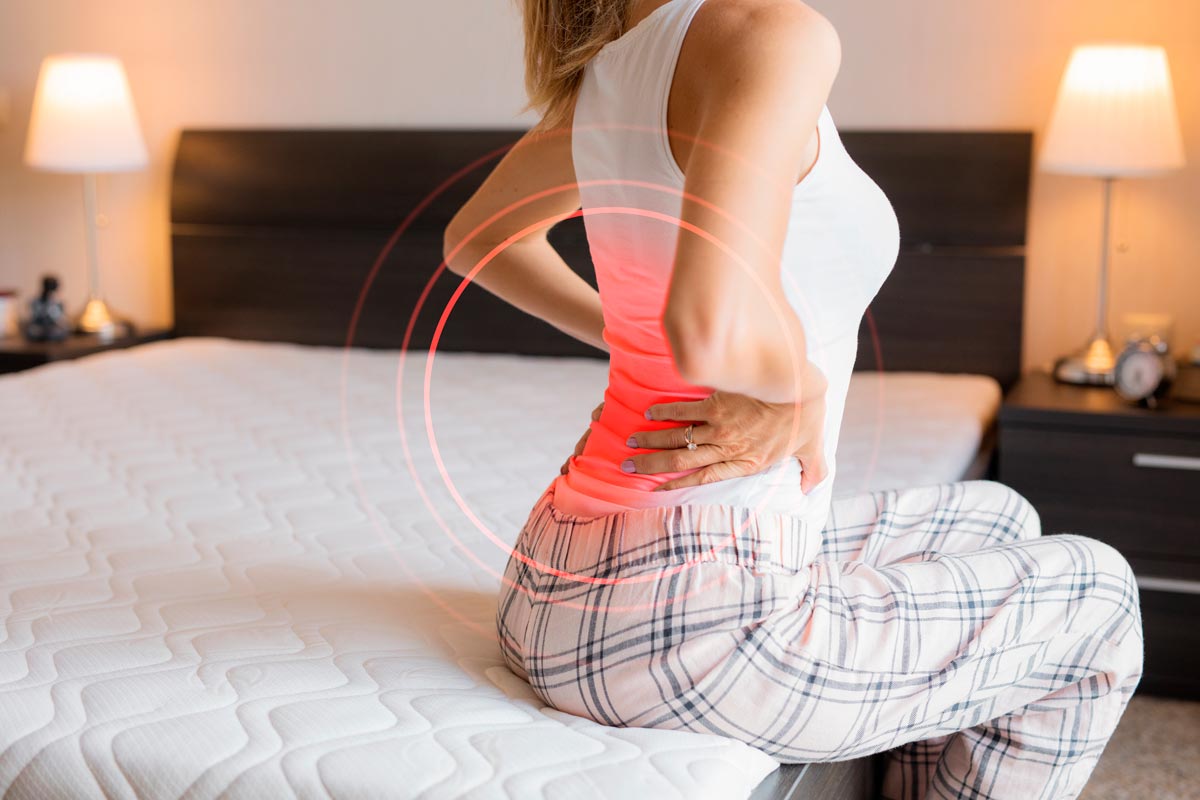 Rückenschmerzen können bis weit in den Körper ausstrahlen