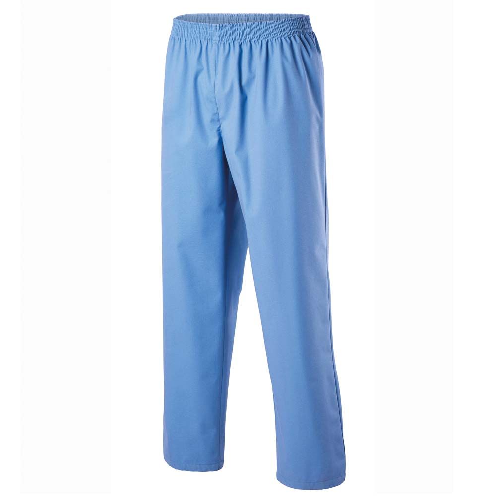 Exner Unisex OP-Hose, Gesäßtasche, Gummizug, light blue, 5XL