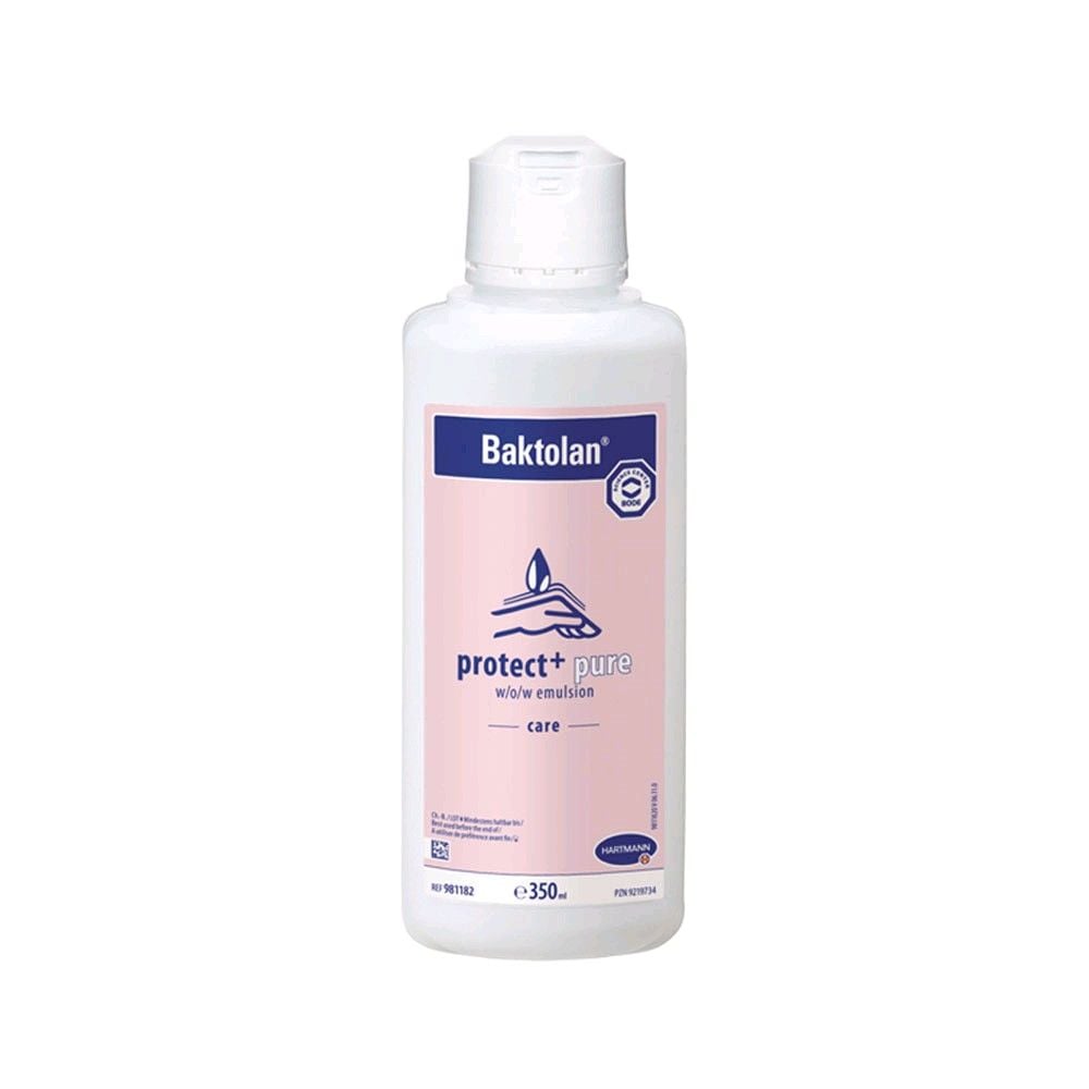 BODE Baktolan protect+ pure, Wasser in Öl Emulsion, Hautpflege, 350ml