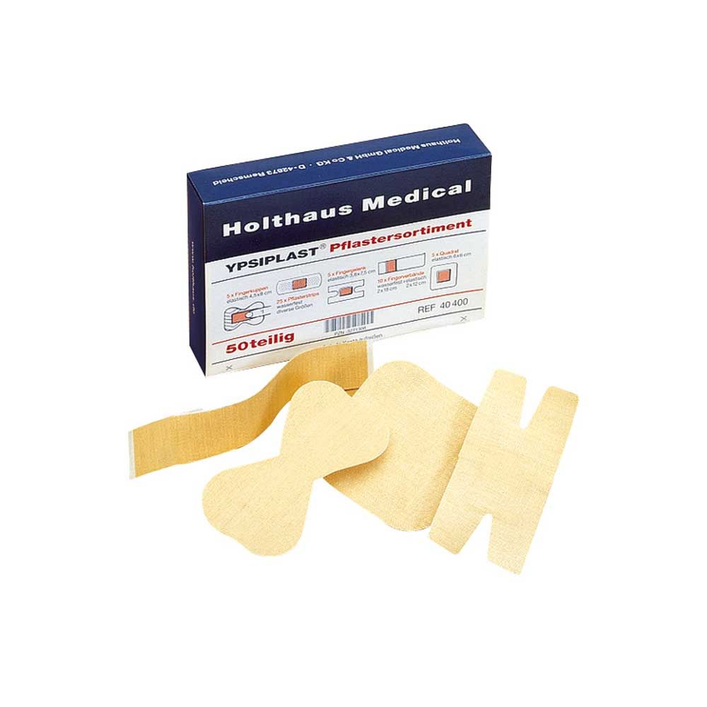 Holthaus Medical YPSIPLAST® Pflastersortiment, robust, 50-teilig