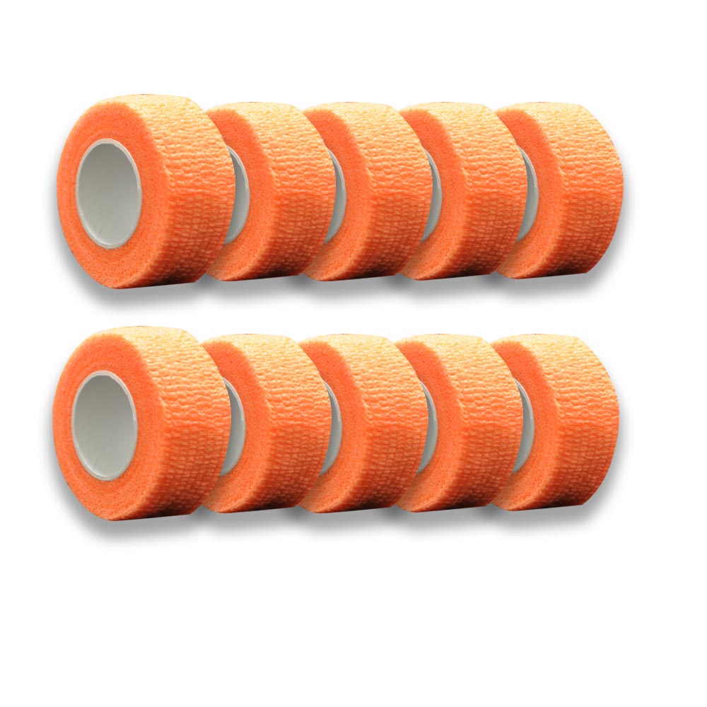MC24 Fingertape color, kohäsiv, 2,5cmx4,5m, orange, 10St