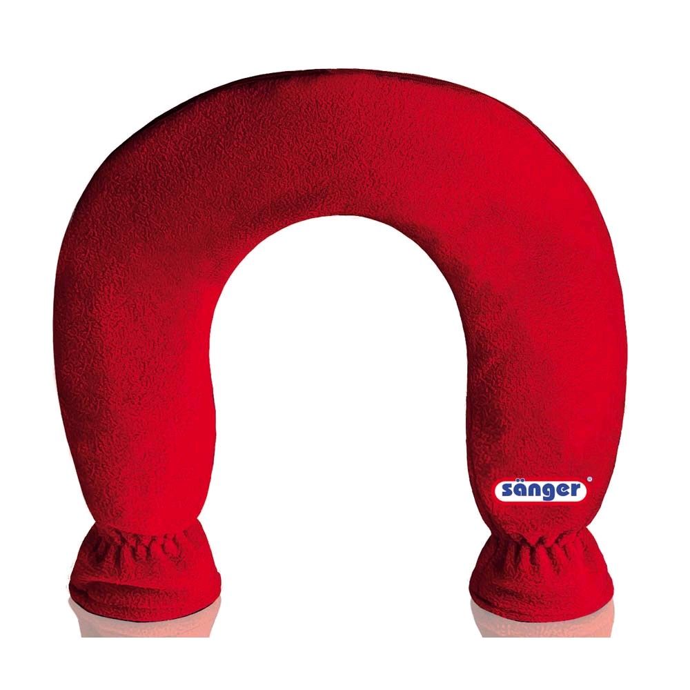 Sänger® Nacken-Wärmflasche Hals-/Schulterbereich, Fleecebezug rot
