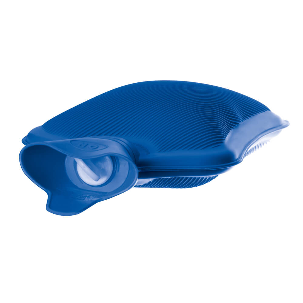 Wärmflasche 2L, Schraubverschluss, 32,5x20,3cm, von Lifemed®, blau