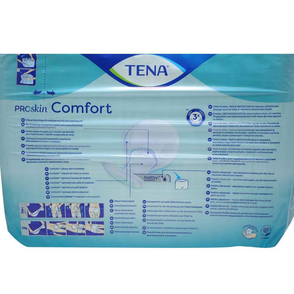 TENA COMFORT SUPER Einlage für mittlere Inkontinenz, 2x 36 Stück