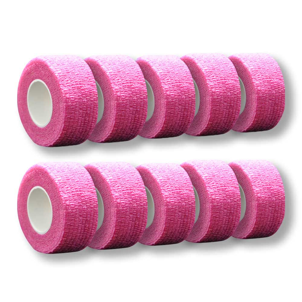 MC24 Fingertape color, kohäsiv, 2,5cmx4,5m, pink, 10St