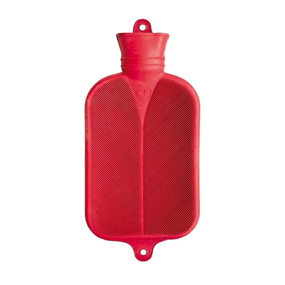 Sänger Wärmflasche, 2 L, Halblamelle, rot