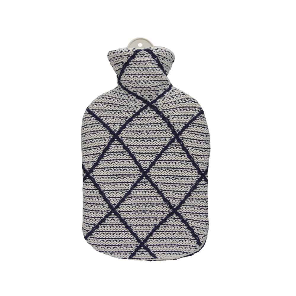 Sänger Wärmflasche 2L, Strickbezug Wohnlich, 9 Modelle