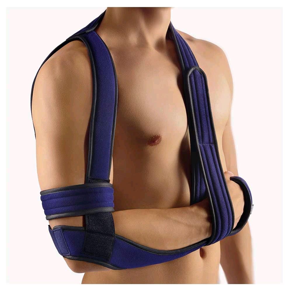 BORT Schulter-Arm-Bandage OmoBasic® nach Gilchrist, Gr.3-x-large, blau