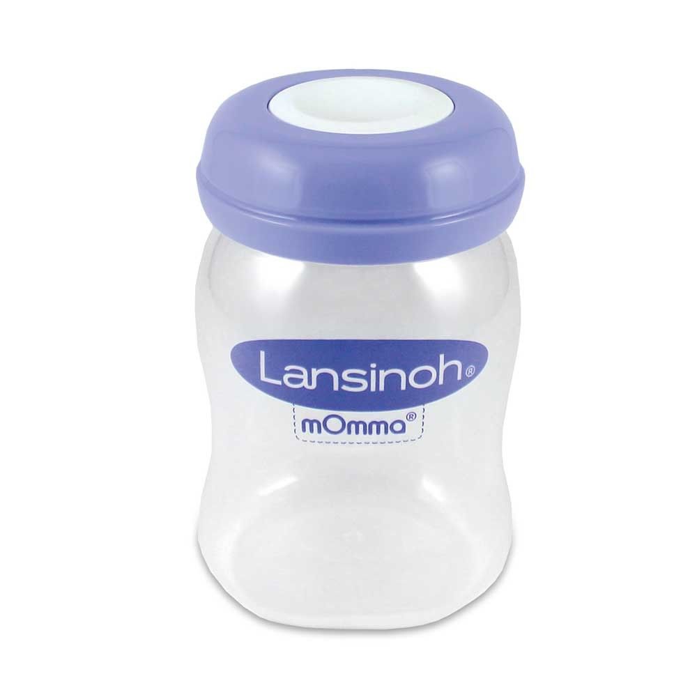 Lansinoh Muttermilchflaschen, auslaufsicher, BPA frei, Weithals, 4 St