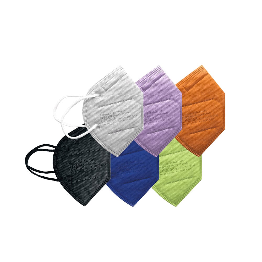 Monoart FFP2 Atemschutzmasken von Euronda, 10 St., versch. Farben