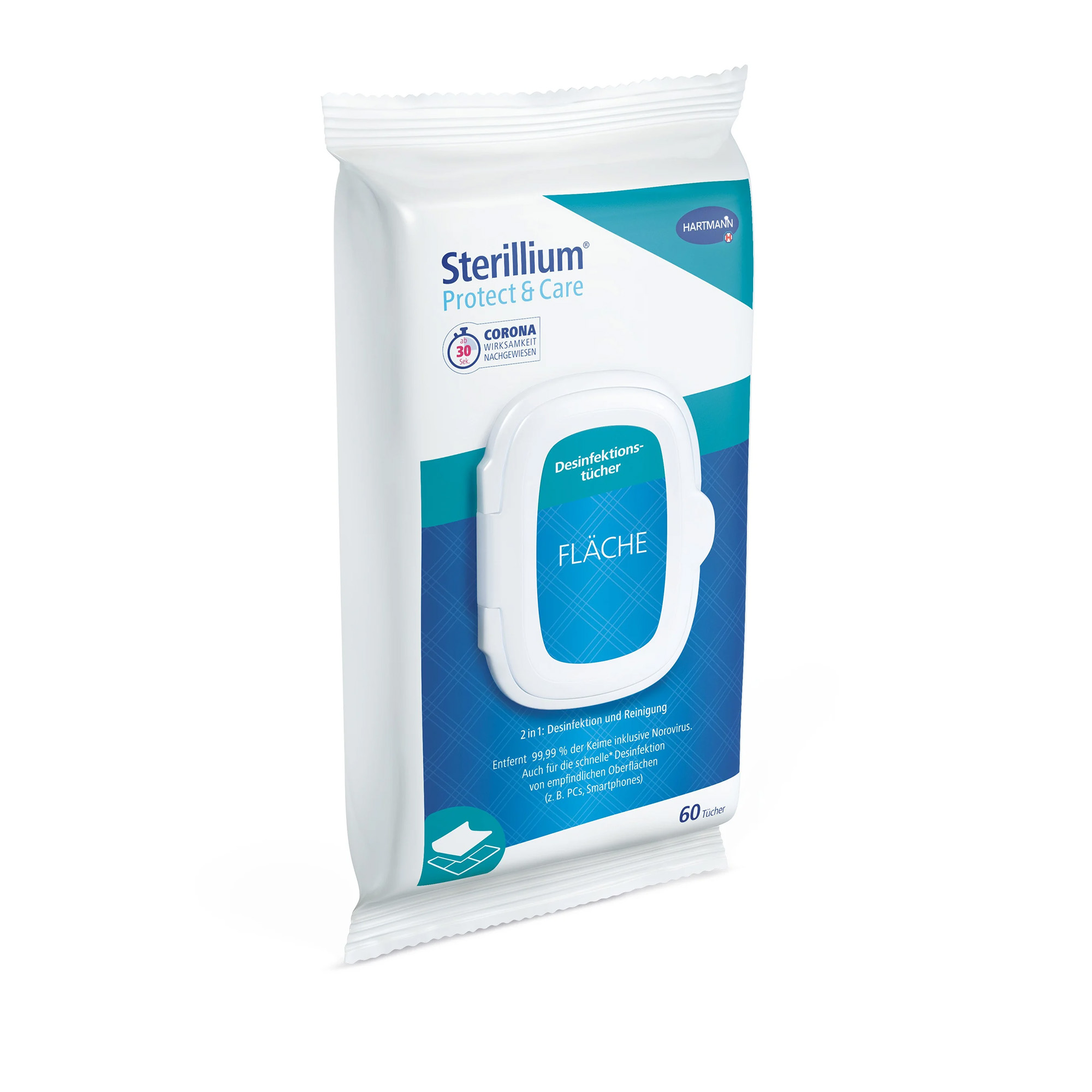 Bode Sterillium® Protect & Care Desinfektionstücher Fläche, 60 St.