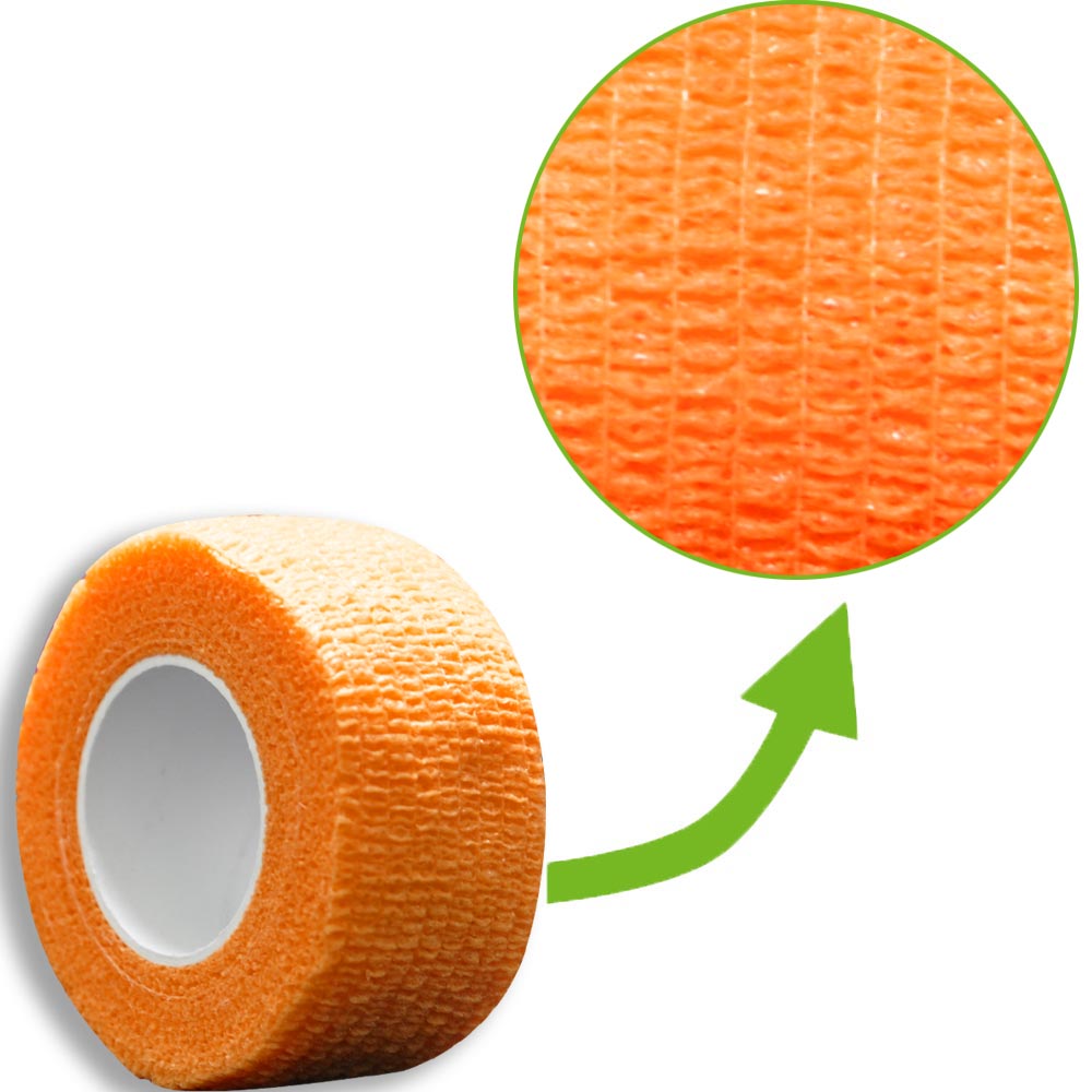 MC24® Fingertape color, kohäsiv, 2,5cmx4,5m, orange, 1St