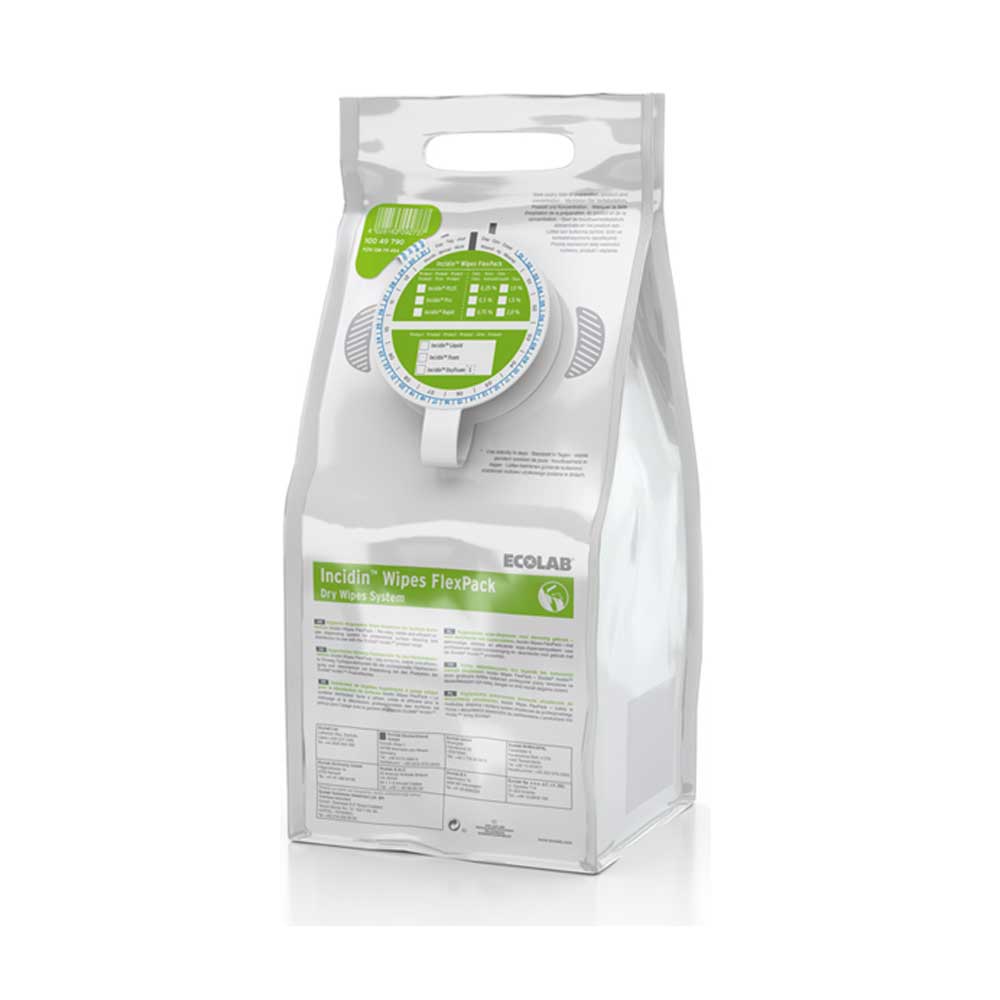 Ecolab Trockentücher Incidin Wipes Flexpack, Farben