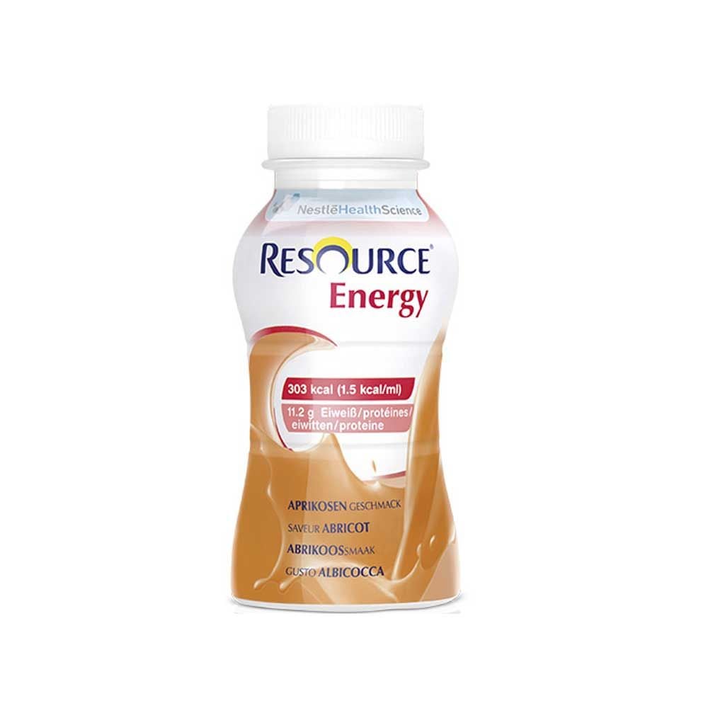 Nestle Resource® Energy Drink, 24x200ml, Aprikose