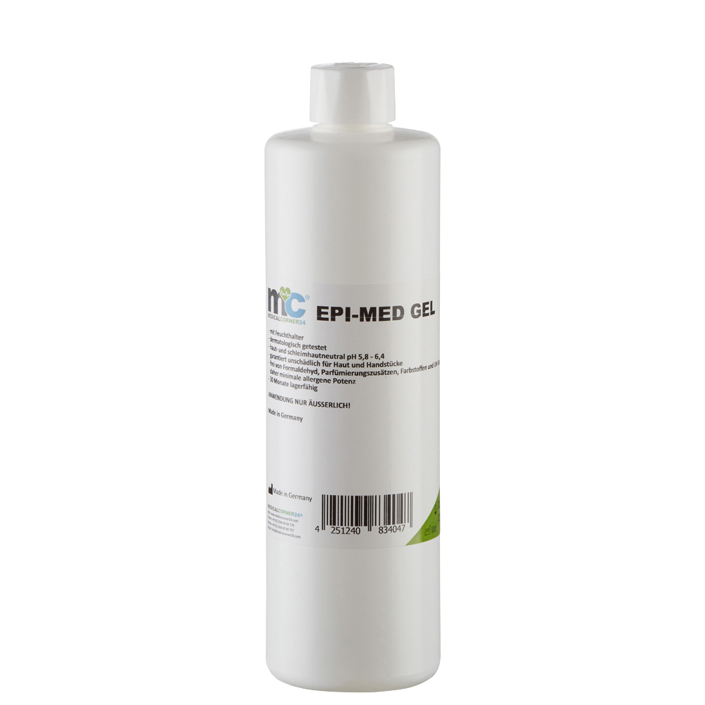 MC24 IPL Gel Epimed, IPL Kontaktgel für Laser-Haarentfernung, 500 ml