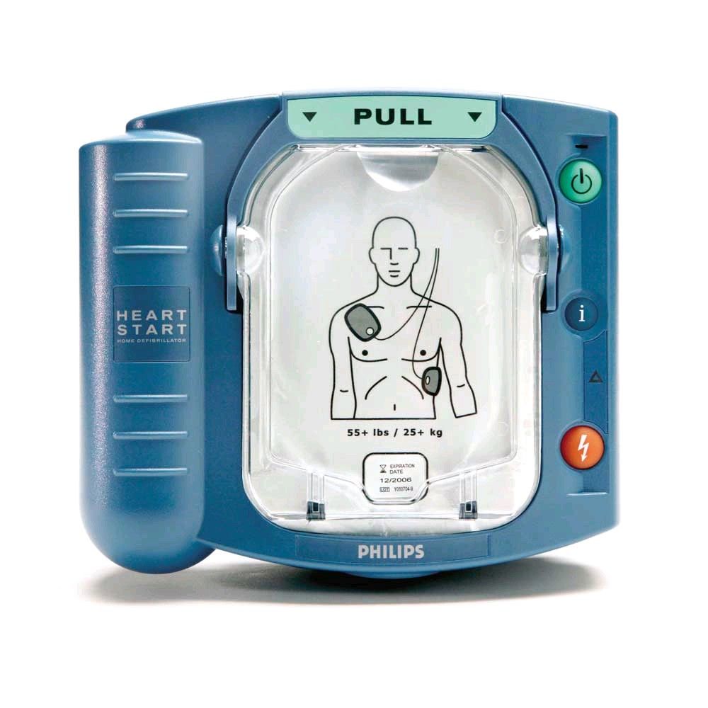 Philips AED HeartStart HS1 Defibrillator, 3-Schritte-System, mit Sprachanweisungen
