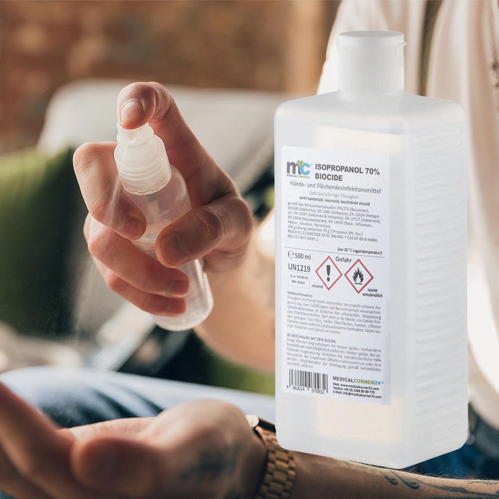 MC24 Hände-/Flächendesinfektion Biocide, Fl. mit Spritzeinsatz, 500ml
