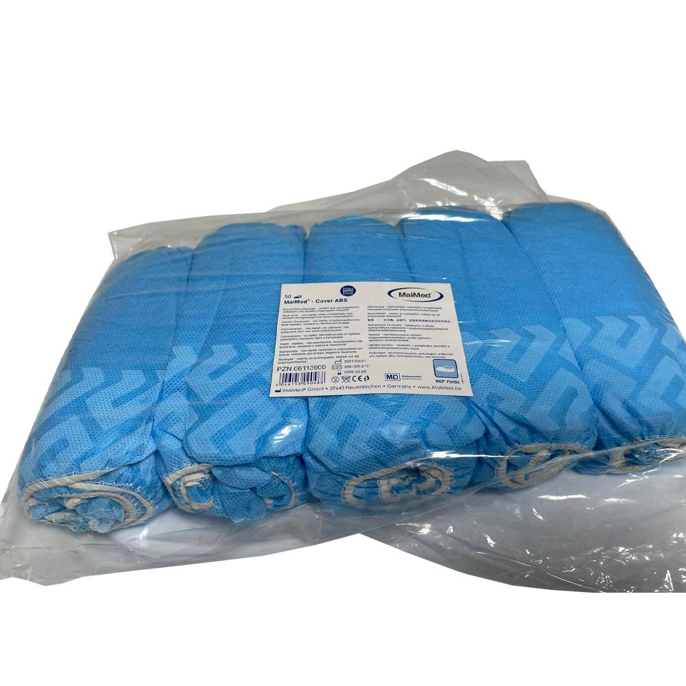 MaiMed® Cover ABS Einweg-Schuhüberzieher, rutschhemmend, blau, 50 St.