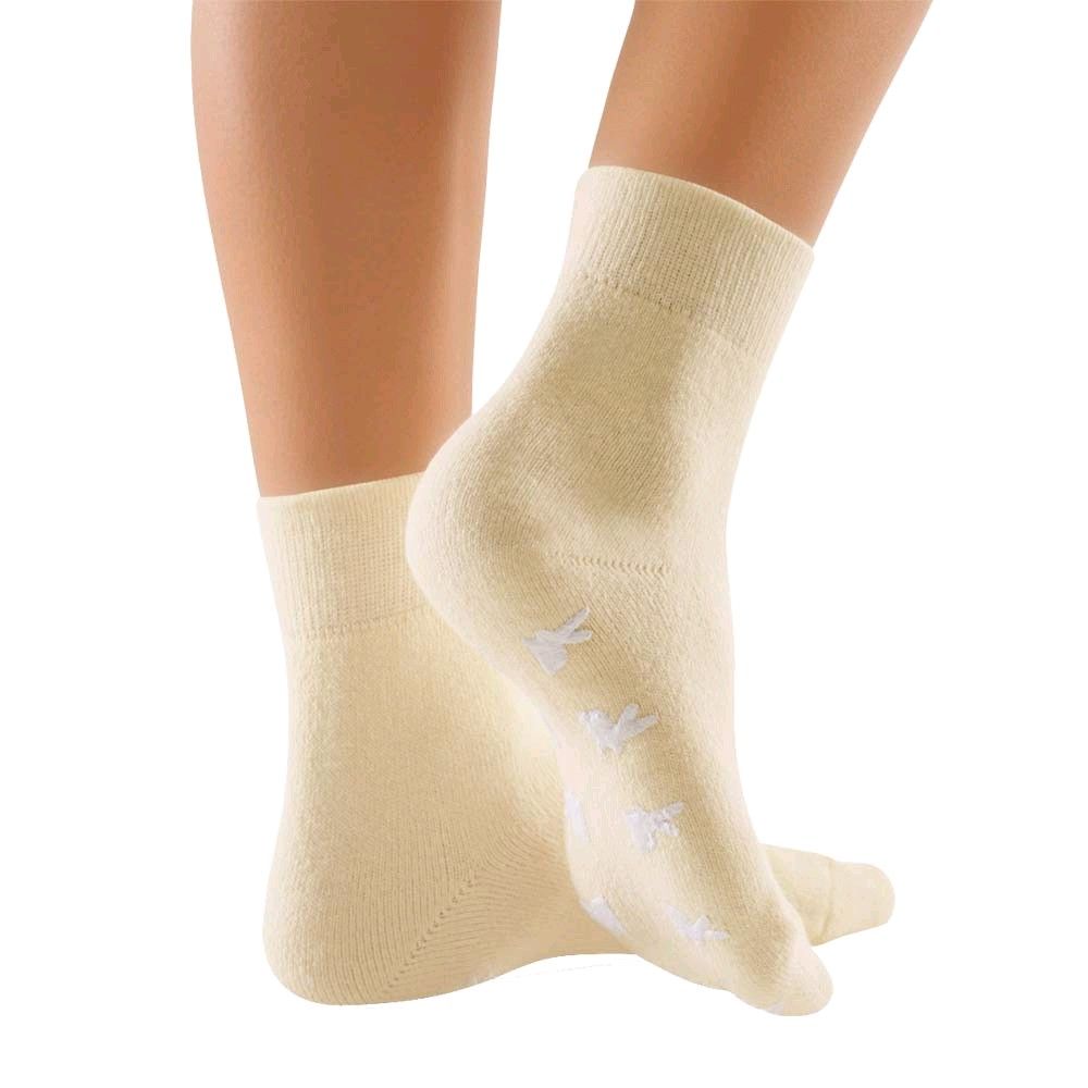 ClimaCare® Fußwärmer von Bort, Woll-Socken, weiss, L
