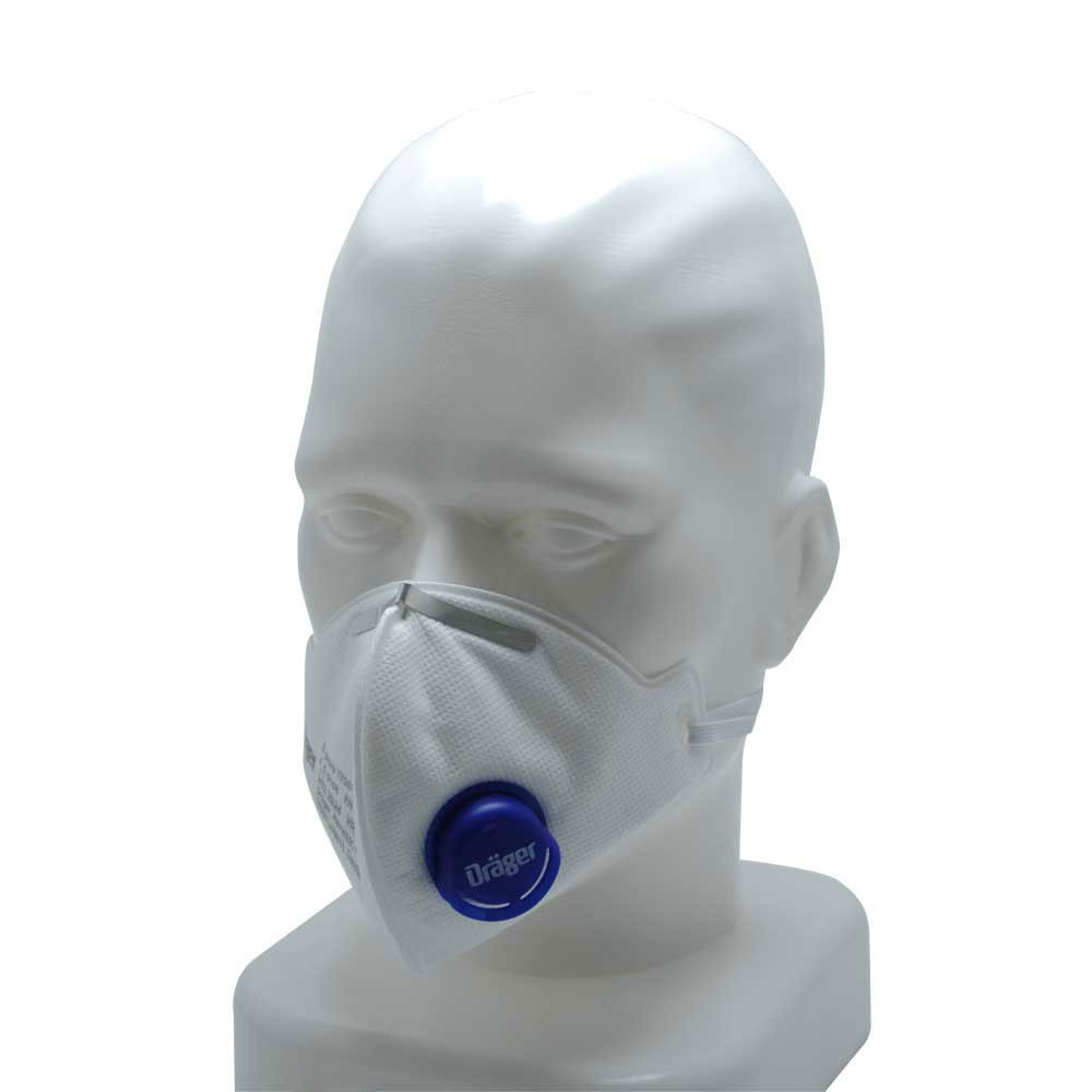 Dräger Atemschutz mit Ventil X-plore®1730 FFP3, Einzelne Maske