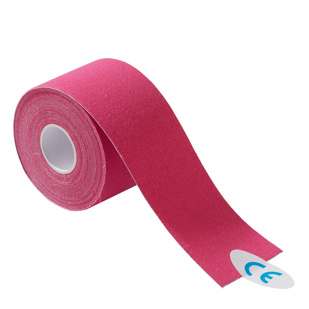 Medicalcorner24 Power Kinesiologie Tape, 5 cm x 5 m, 1 Rolle, pink