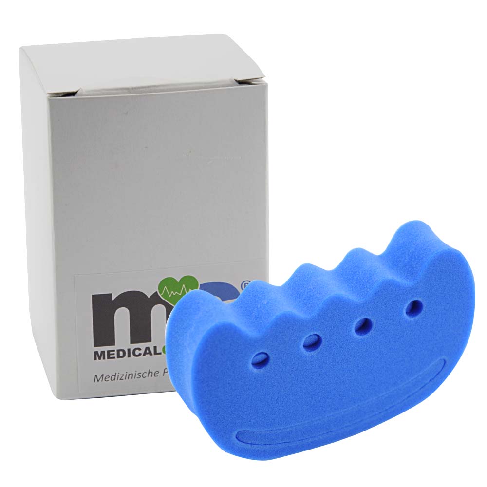 MC24® Handtrainer aus Schaumstoff, Stärken regulierbar, blau, 1 St