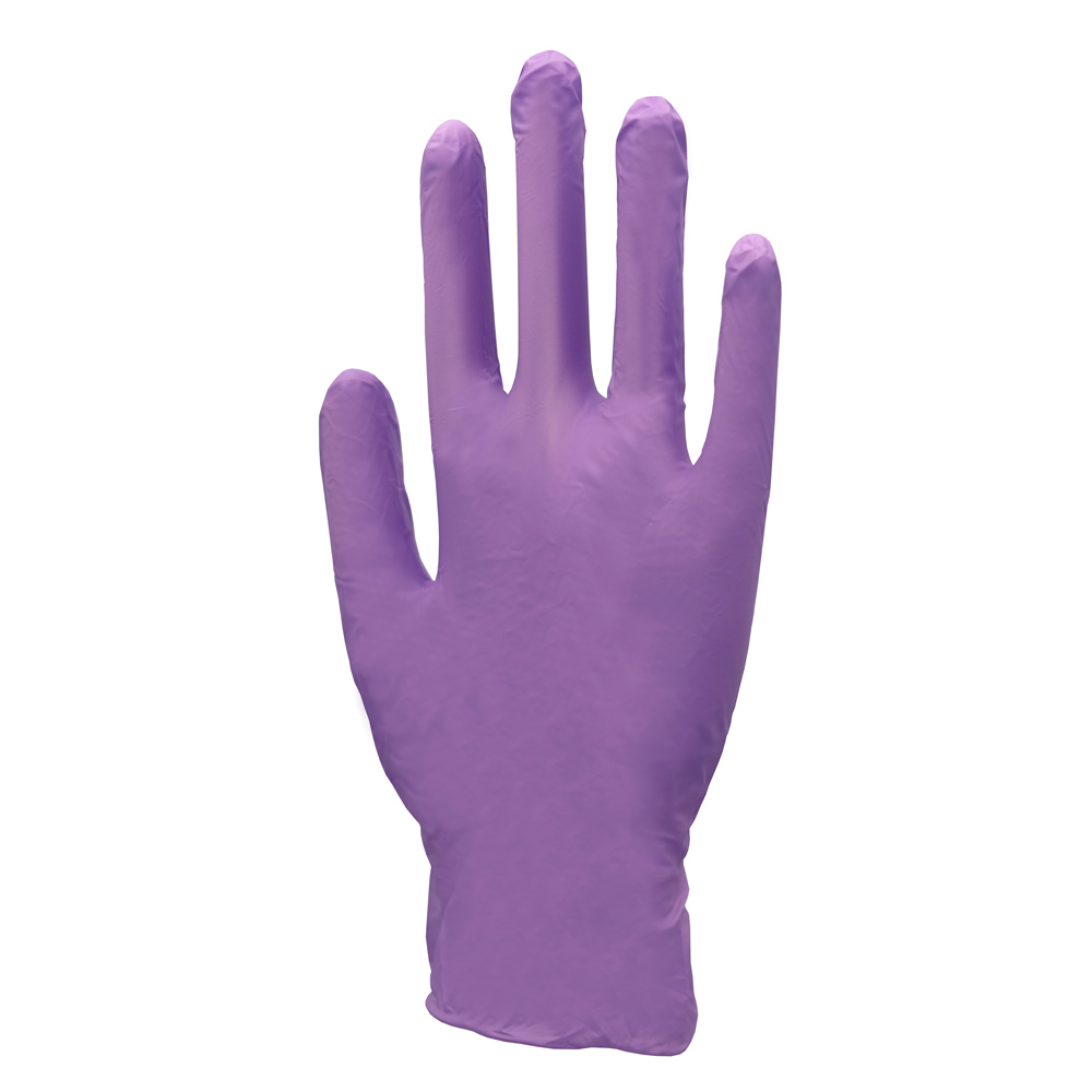 Med-Comfort Vitrilhandschuhe Purple, Nitril-Vinyl-Gemisch, puderfrei, S-XL