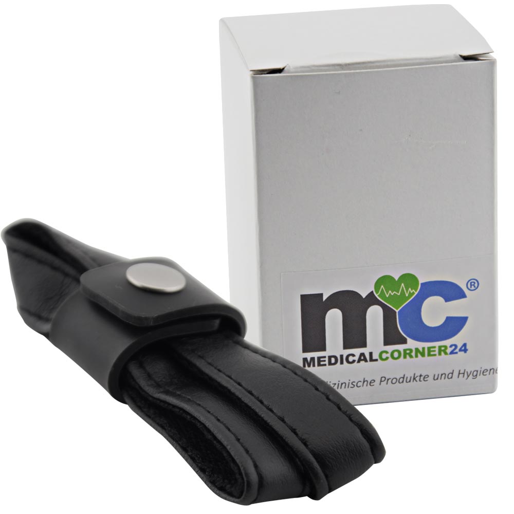 MC24 Stockschlaufe für Gehstöcke, Kunstleder, schwarz, 1 St