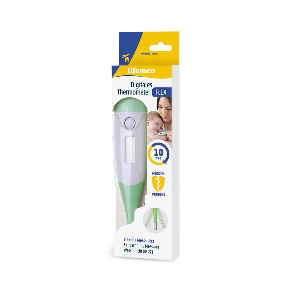 Fieberthermometer, flexible Spitze, digital, von Lifemed®