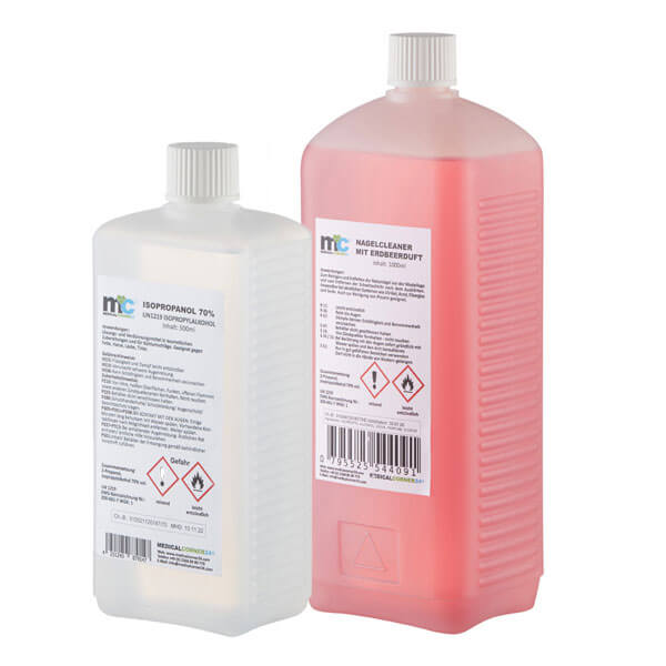 Isopropanol bei Medicalcorner24 bestellen Medicalcorner24 Isopropanol und Nail Cleaner