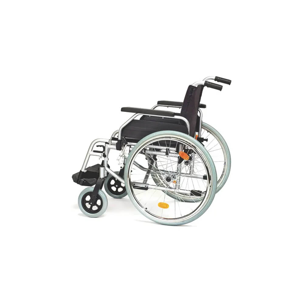 Rollstuhl aus Stahl von Servomobil, Höhenverstellbar, 45-48cm