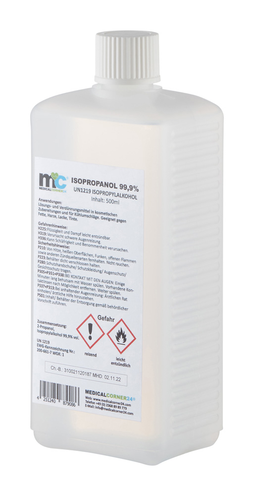 Isopropanol 99,9 %, Isopropylalkohol, Reinigung, versch. Größen