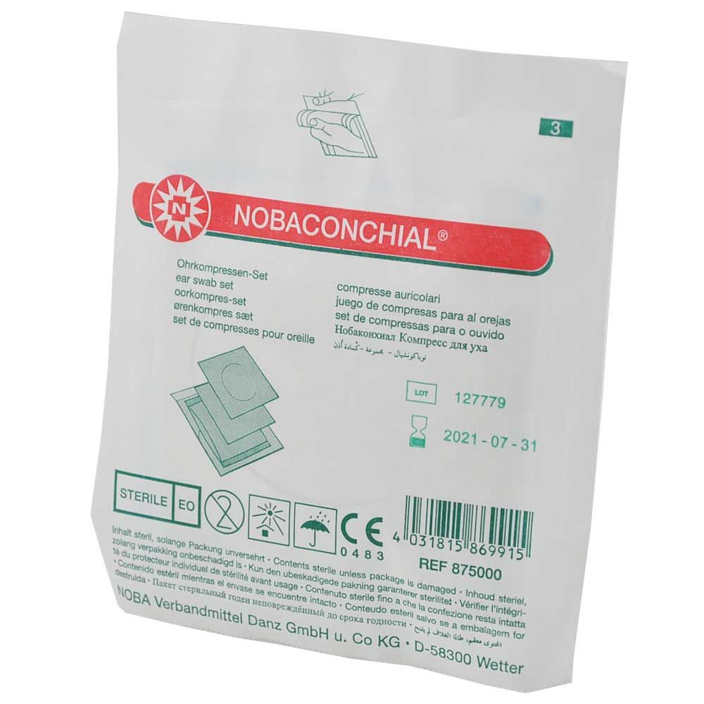 NOBACONCHIAL® Ohrenverband-Set, Kompressen-Set, steril, 20St