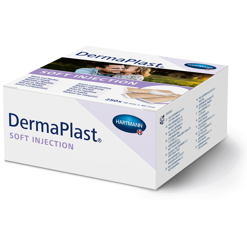 Hartmann DermaPlast sensitive Injektionspflaster, 4 x 1,6 cm, 250 St.