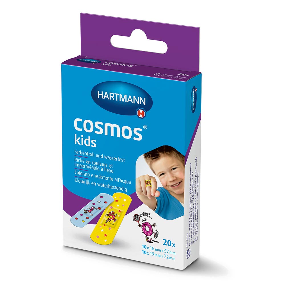 Hartmann Cosmos kids Pflasterstrips, Pflaster, 2 Größen, 20 Stück