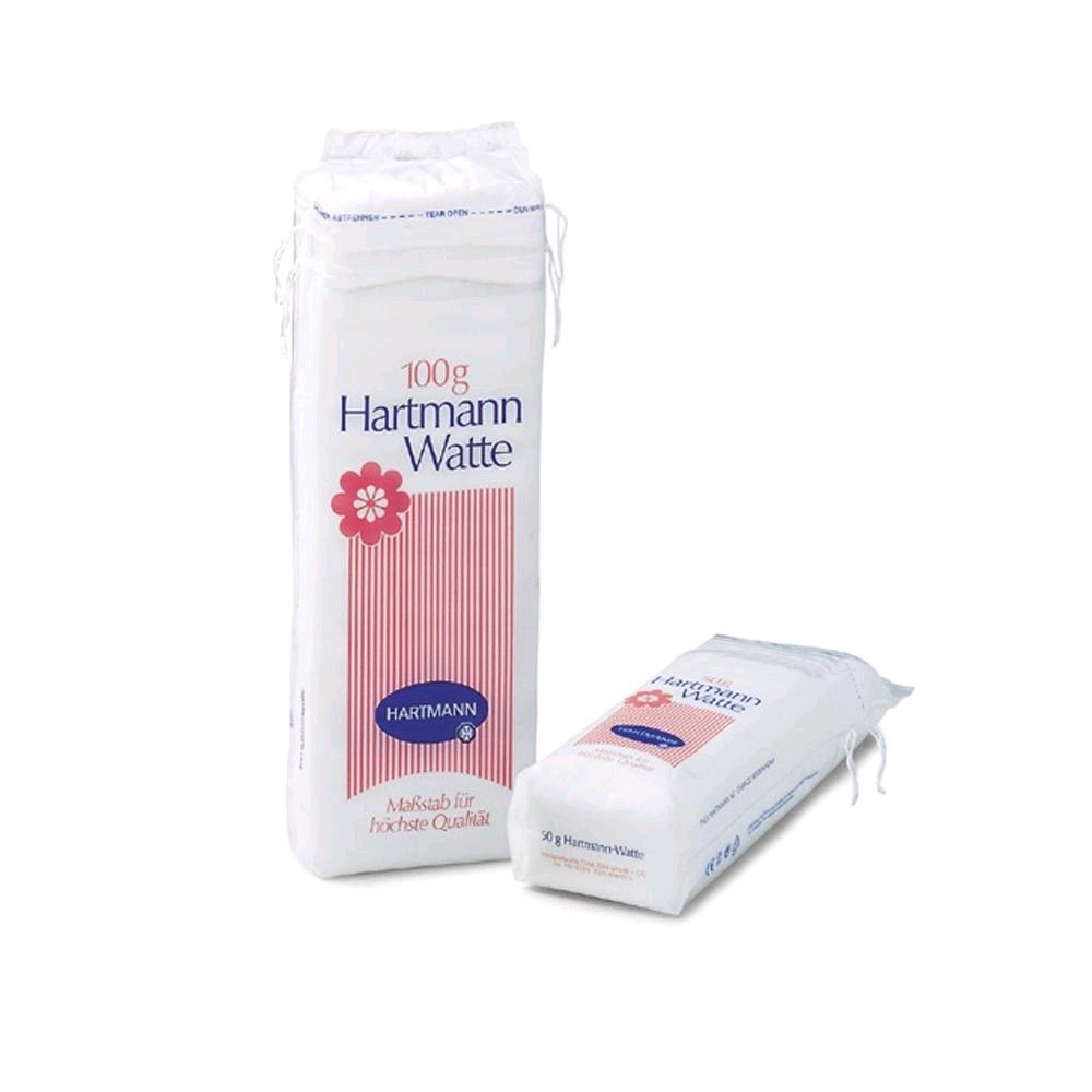 HARTMANN Watte aus 100% Baumwolle in ZickZack-Lagen, 100 g