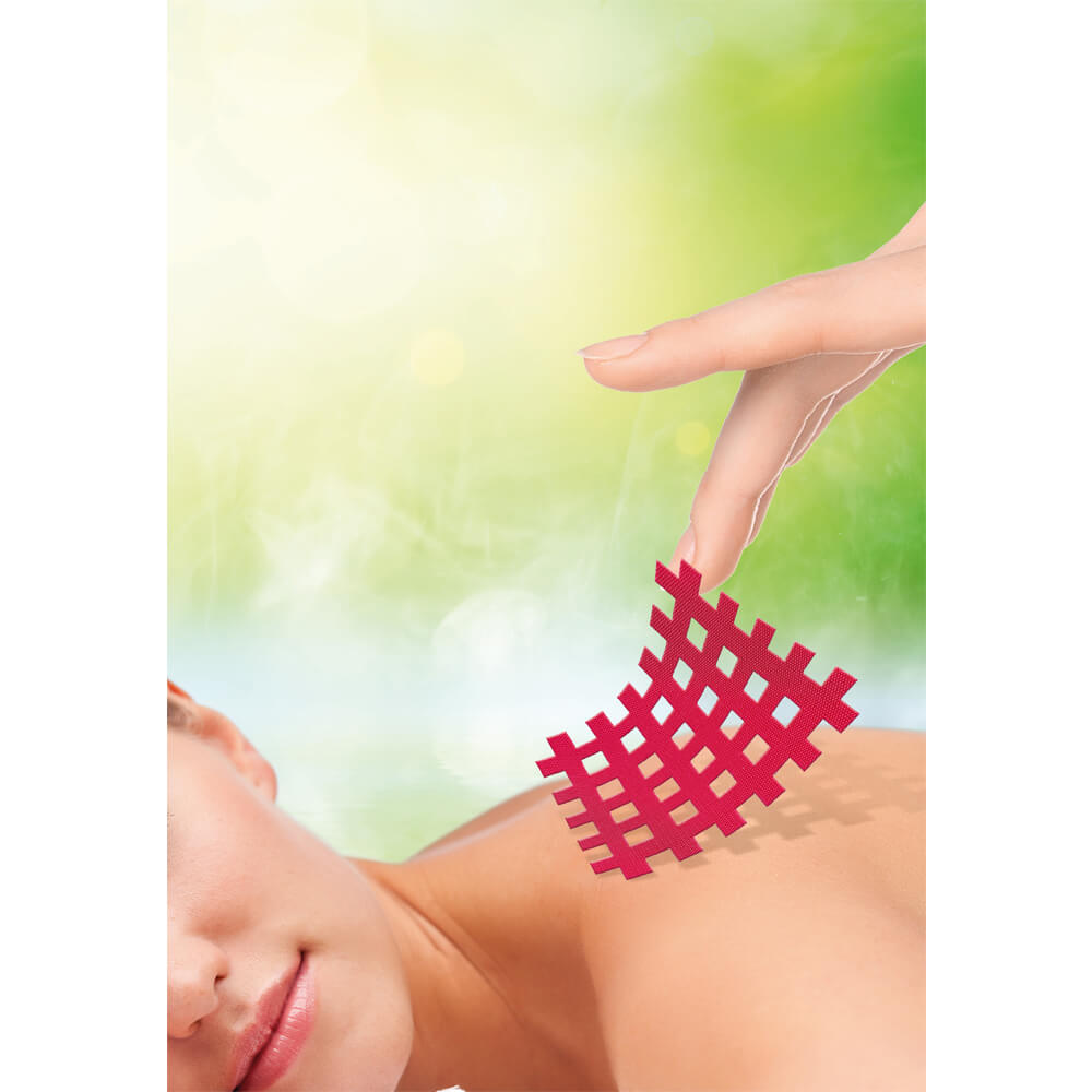 Akupunkturpflaster, Gitterpflaster, 3 Größen, von Lifemed®, 17 Stück