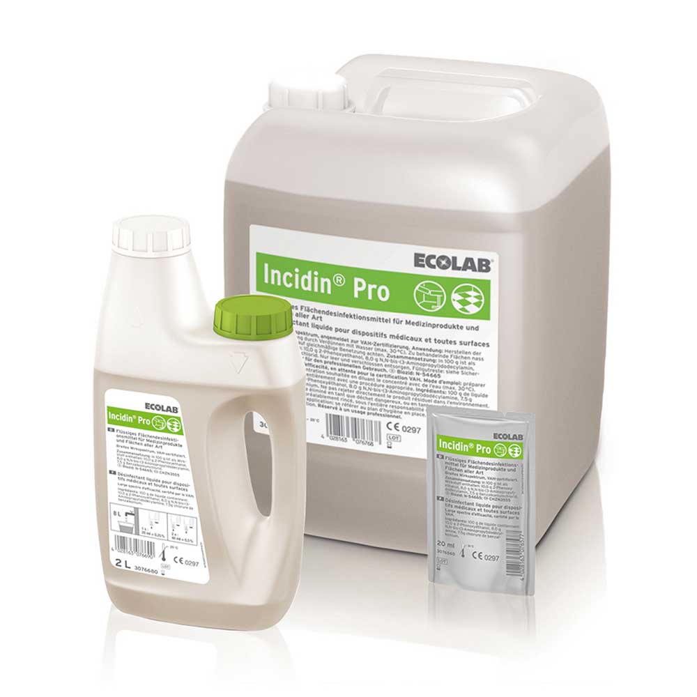 Ecolab Flächendesinfektion Incidin Pro, versch. Größen
