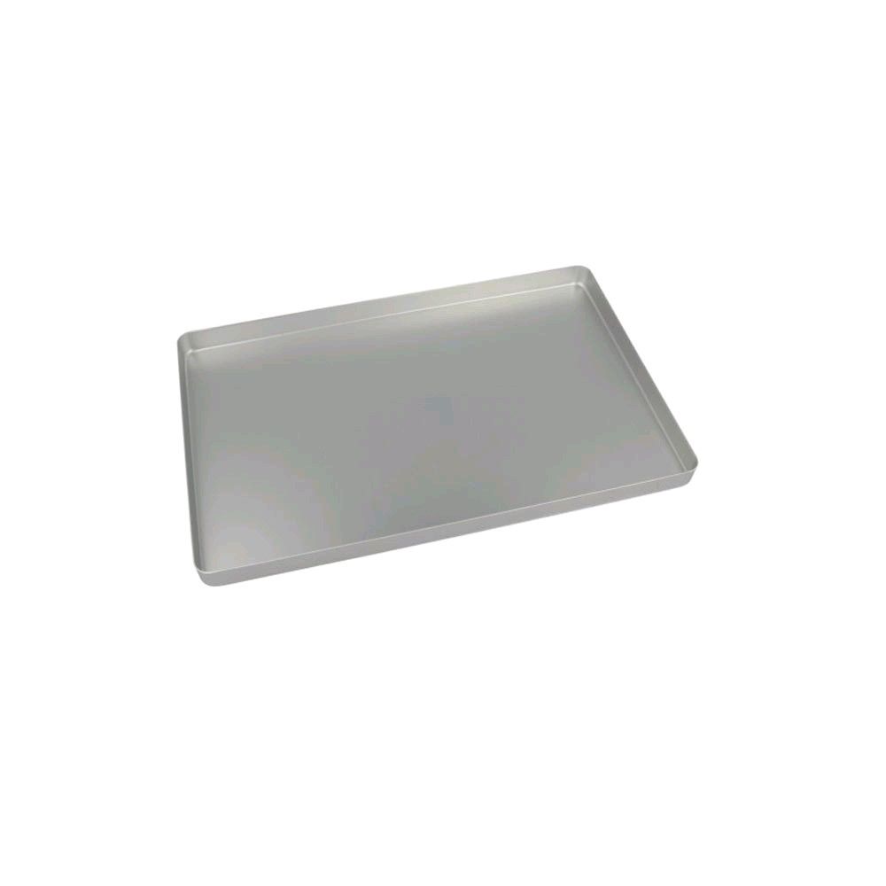 Euronda Normtray Boden aus Aluminium, ungelocht, silber