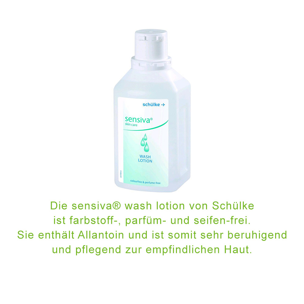 Schülke sensiva® wash lotion, Allantoin, seifen-/farbstofffrei, 500 ml