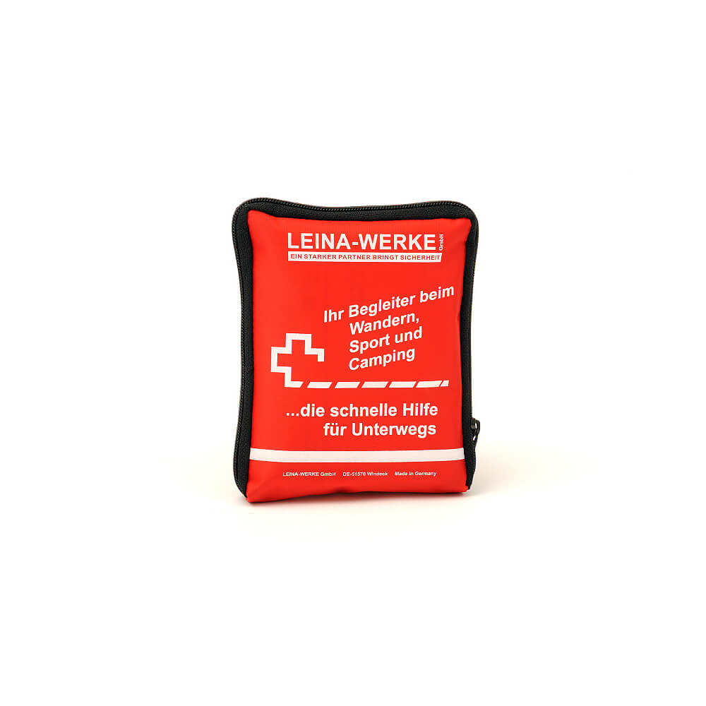 Leina-Werke Reise-Set, Erste-Hilfe-Tasche, 11x2,5x15cm, rot