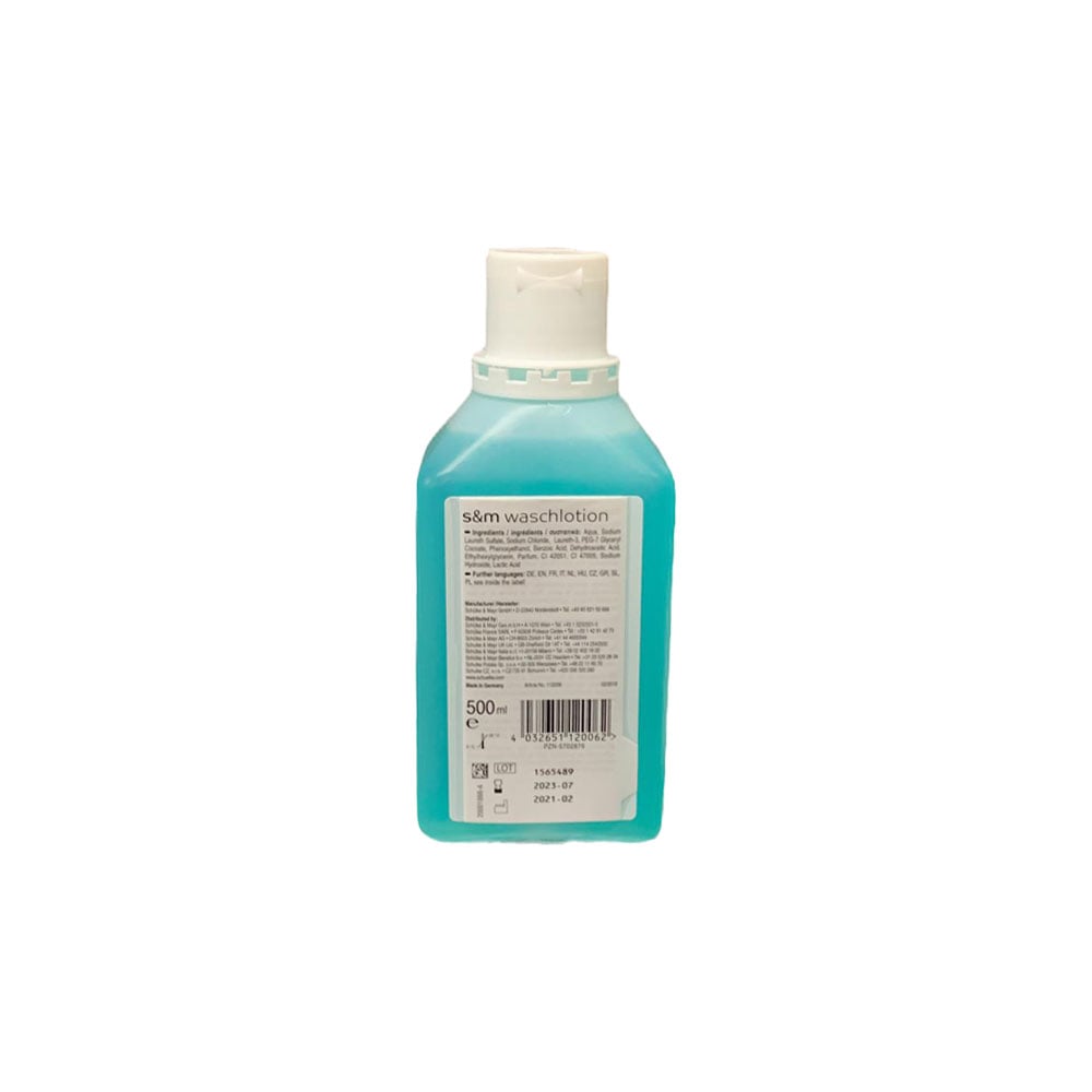 Schülke s-m® Waschlotion, seifen-/alkalifrei, ph-neutral, Duft, 500 ml