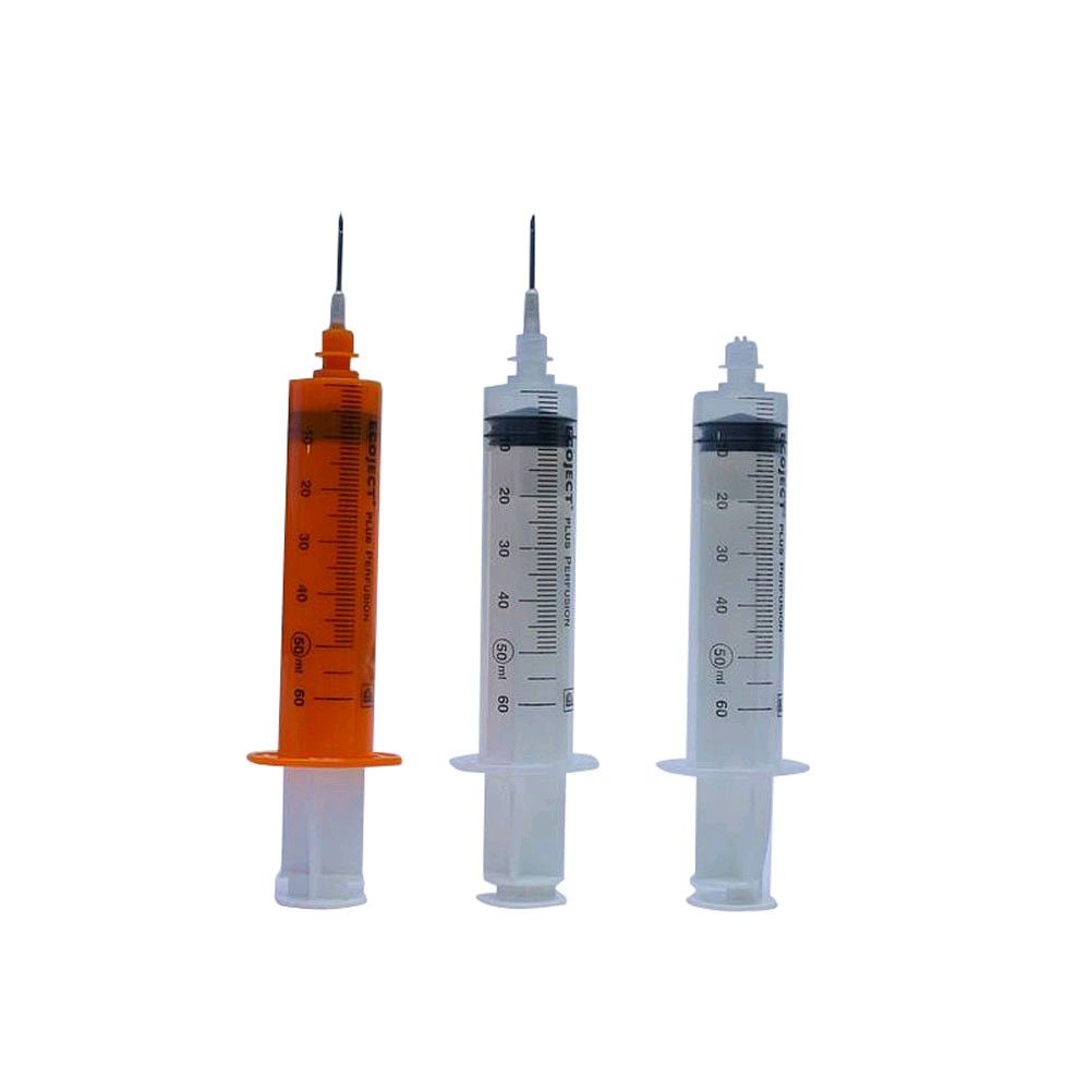 Ecoject plus Perfusion Pumpenpritze orange 1,8x25mm Kanüle 50ml, 50 St