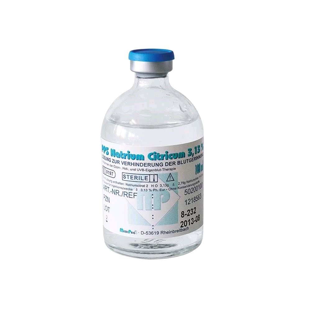 Ratiomed Natriumcitrat 3,13 %, sterile Lösung, Durchstechflasche 100ml