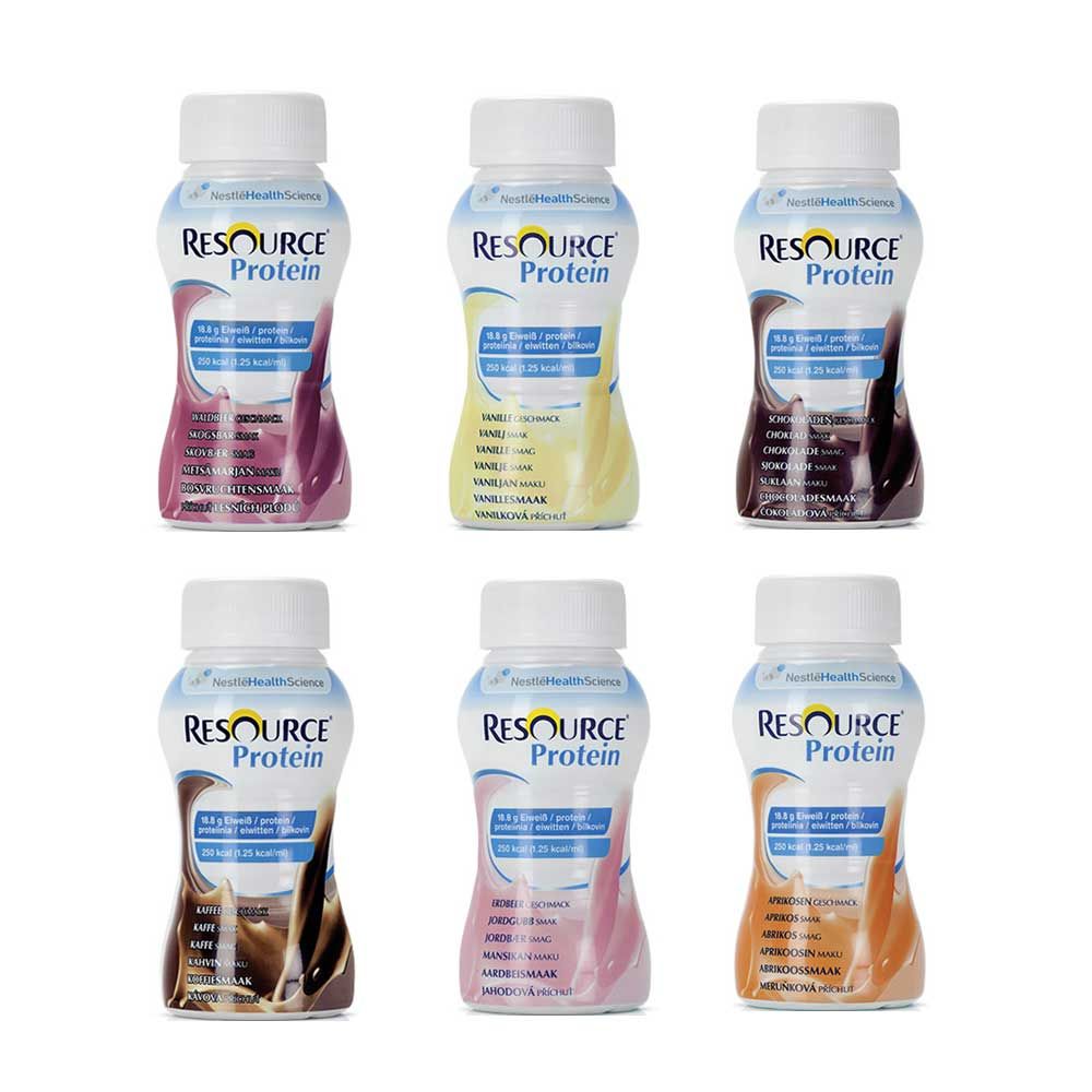 Nestle resource energy drink 4x200ml vanille