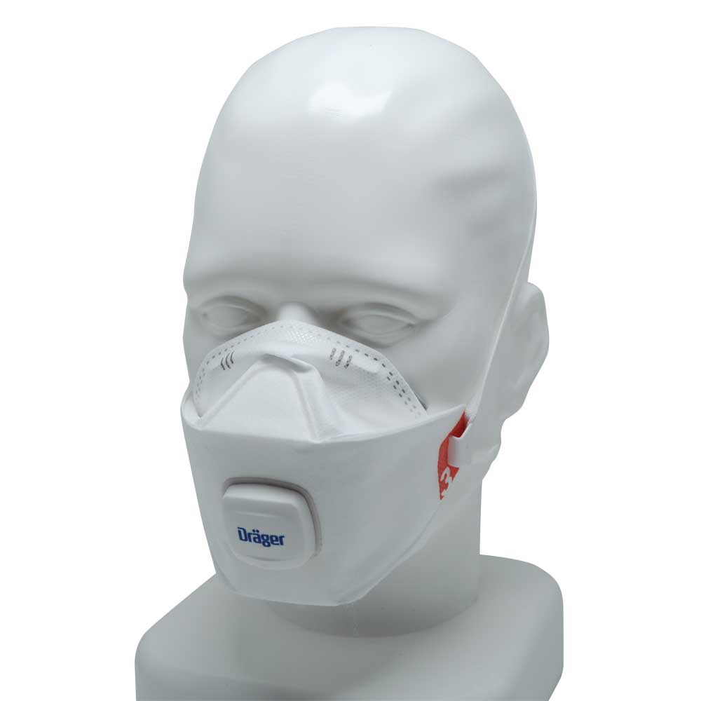 Dräger FFP3 Atemschutzmaske X-plore® 1930 V mit Ausatem-Ventil, 1 Stk.