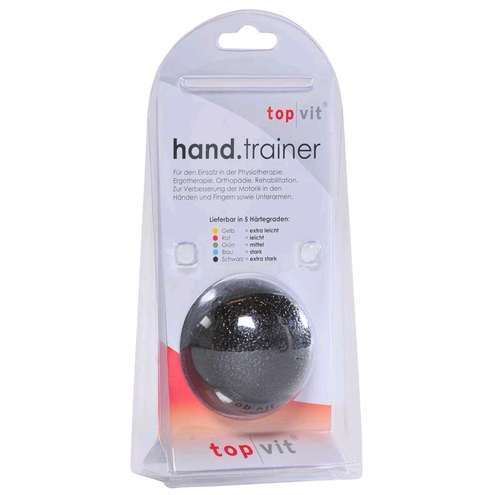 Pader Handtrainer top | vit® hand.trainer, Ball, schwarz, extra stark